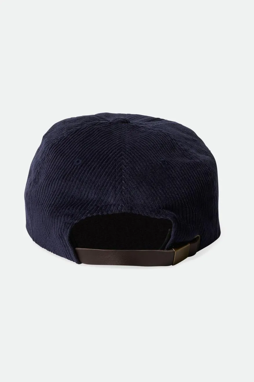 Parsons LP Adjustable Hat - Washed Navy/Caution Orange