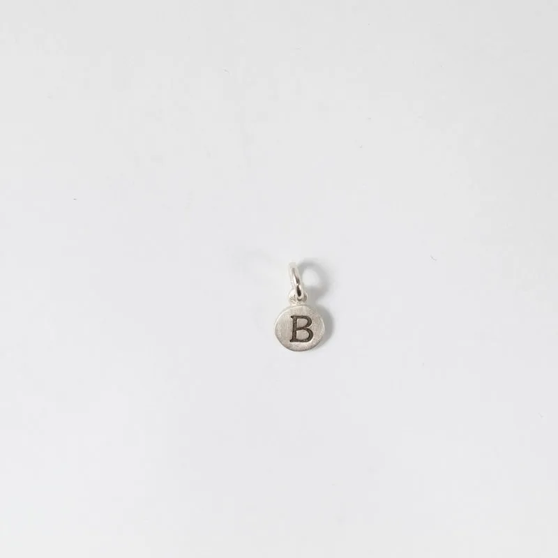 Personalized Tiny Dot Sterling Silver Charm