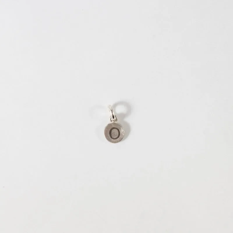 Personalized Tiny Dot Sterling Silver Charm