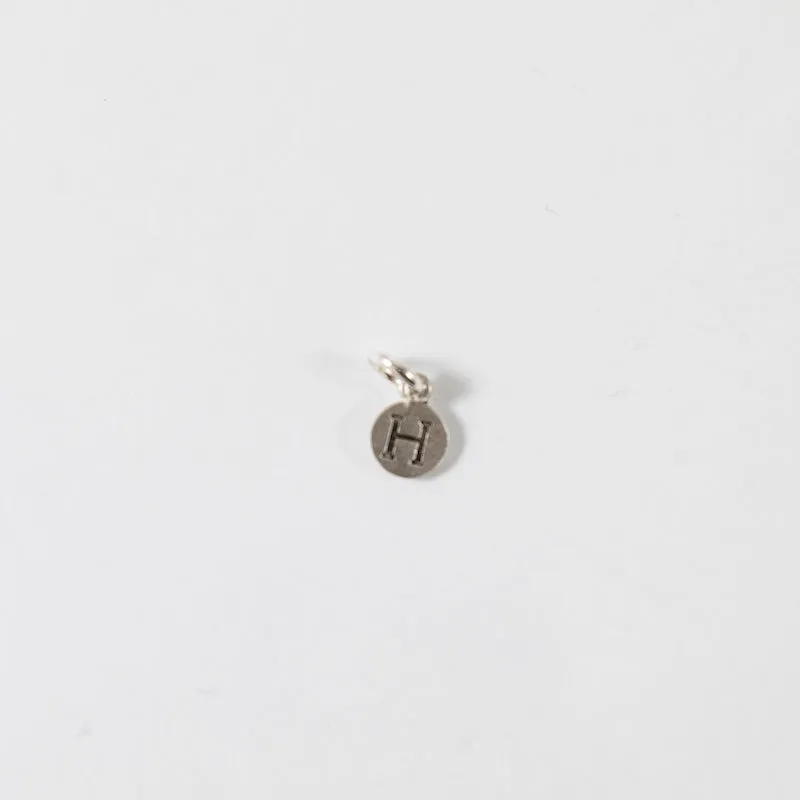 Personalized Tiny Dot Sterling Silver Charm