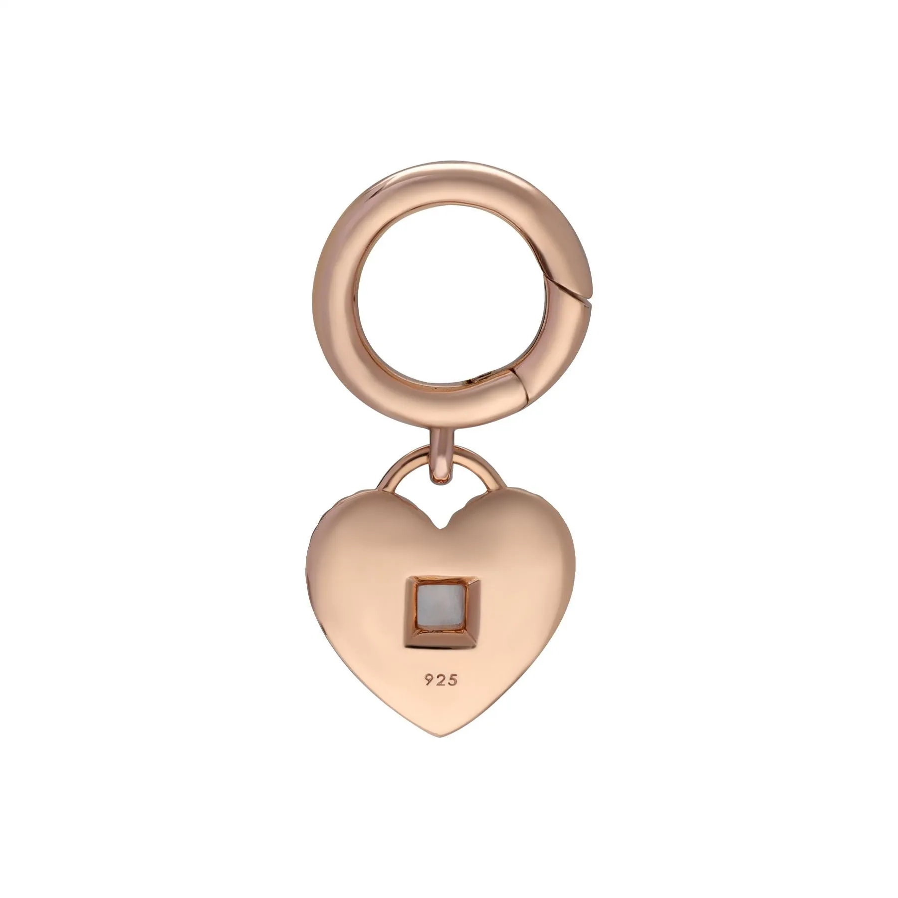 Queen of Paws Rosenquarz Klein Pet Tag