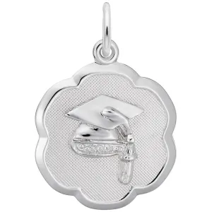 Silver Graduation Charm  2033
