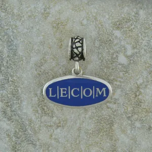 Silver LECOM Charm CHRM-DB-SS