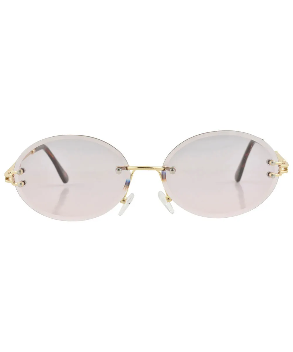 SWEET DEE Lilac Rimless Sunglasses