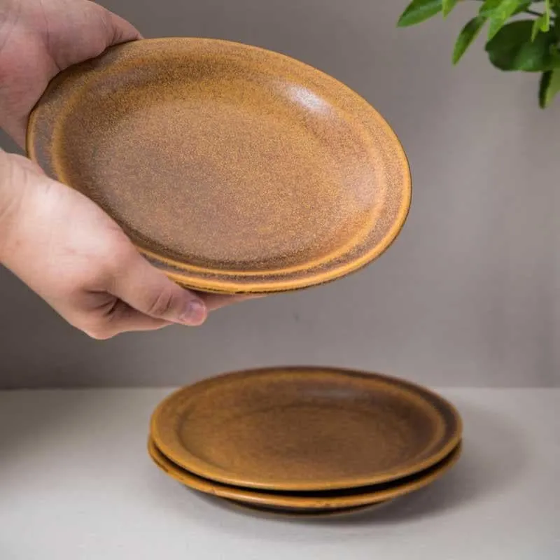 Terra Tones Quarter Plates - Set Of Two