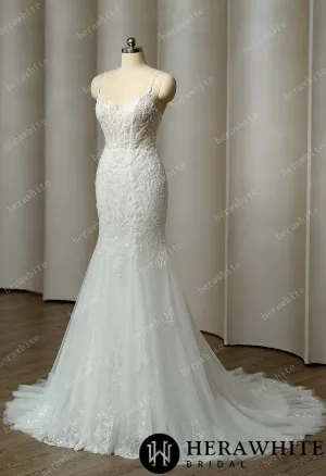 Timeless Elegance: Mermaid Wedding Dress with Intricate Details
