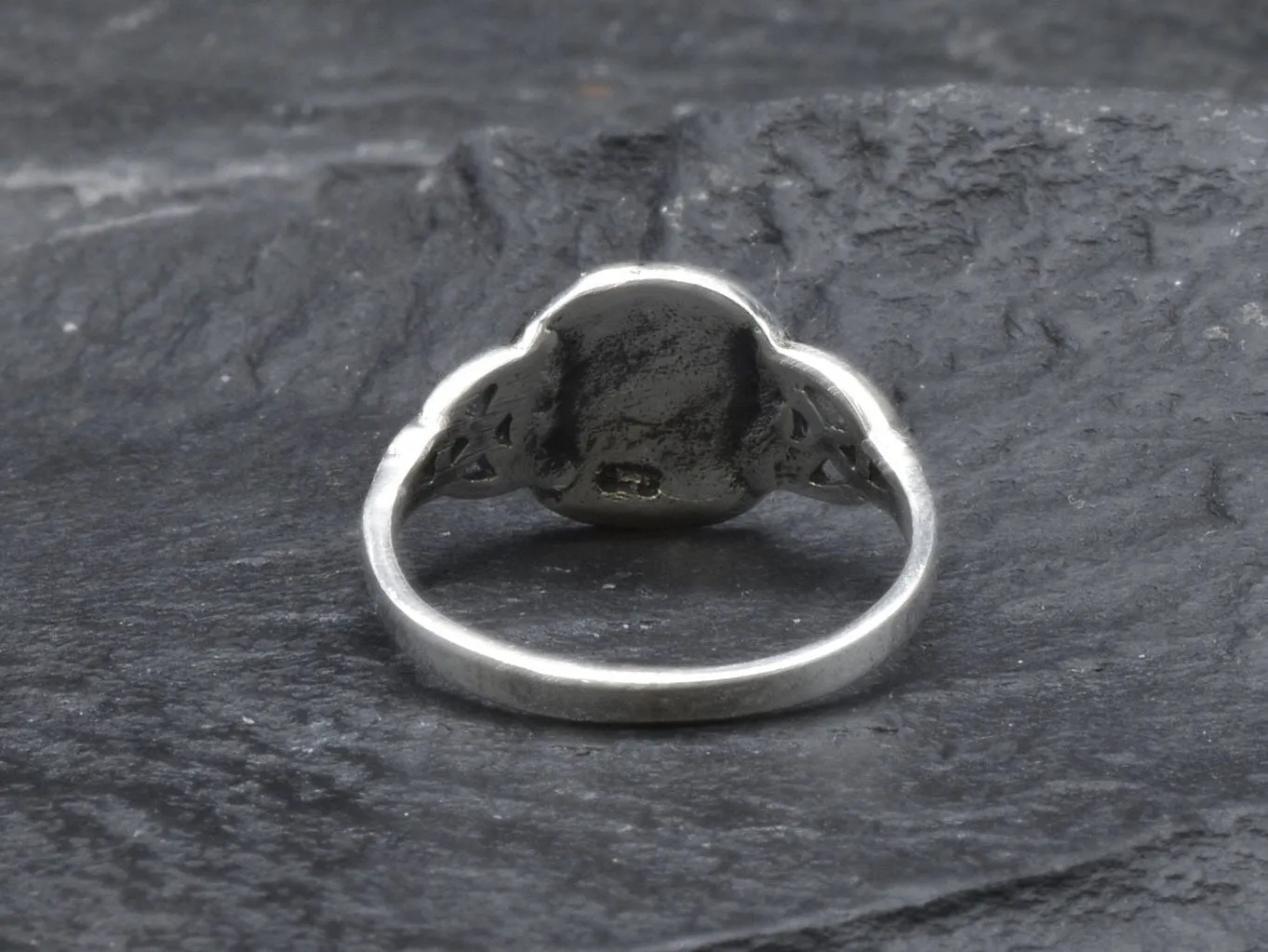 Triskelion Silver Ring - Silver Celtic Ring - Vintage Symbolic Ring