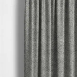 Victoria Medallion Design Fabric In Grey Woven Soft Chenille Furnishing Fabric JO-75 - Made To Measure Curtains