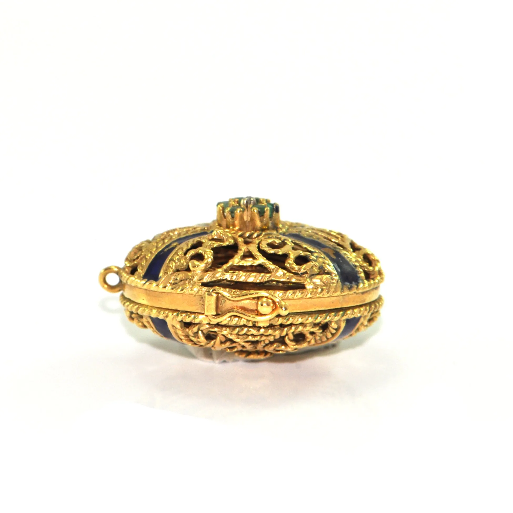 Vintage Italian 18K Picture Frame Charm