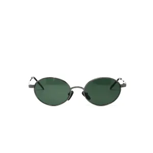 Vintage MINI Small Size 1996 Neo Standard Oval Frame Sunglasses - Grey