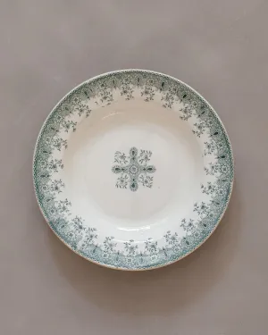 Vintage Transferware Salad Bowl - Filigree & Fleur