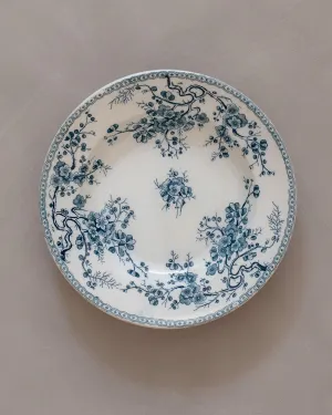 Vintage Transferware Salad Bowl - Plum Blossom