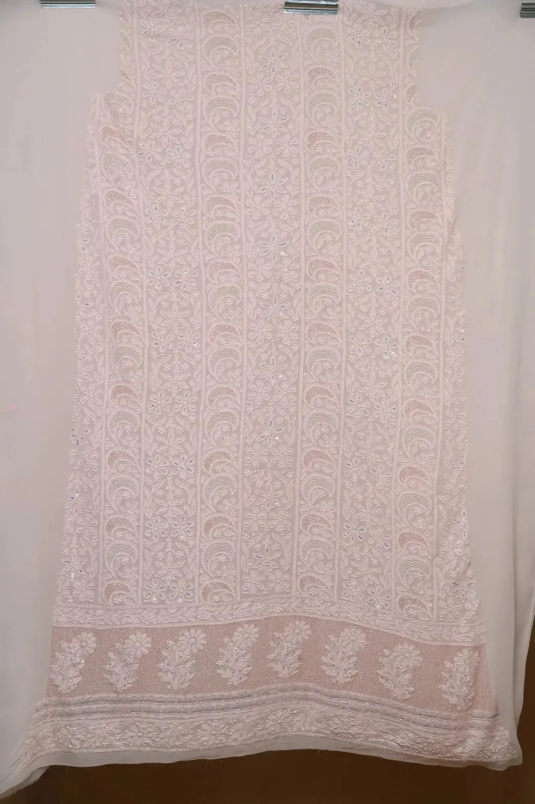 Viscose Length with Dupatta - Powder Pink