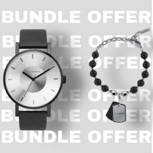 Volare Black  42mm   Bian Bracelet