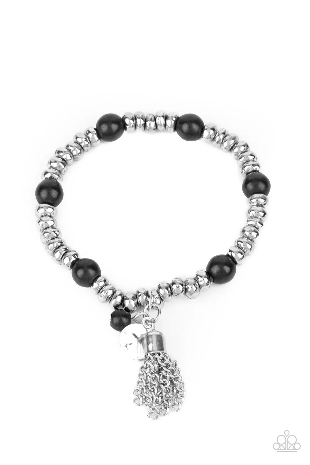 Whimsically Wanderlust- Silver/ Black