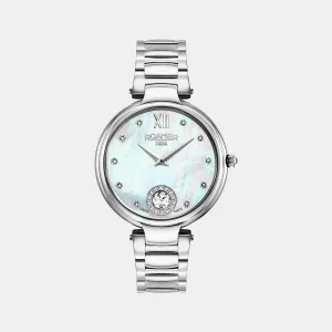 Women's White Analog Stainless Steel Watch 600843 41 19 50